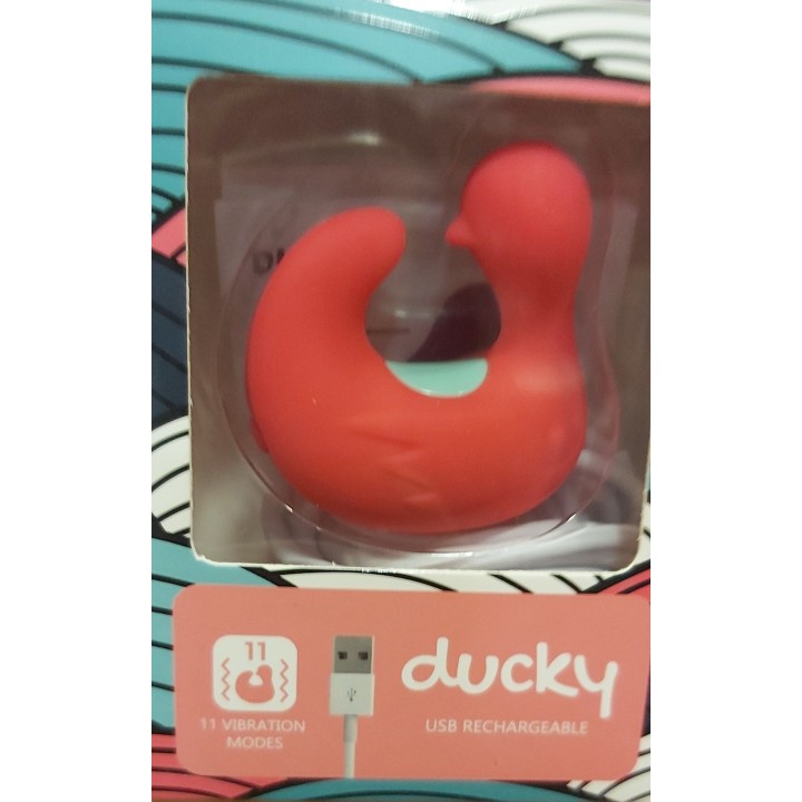 DEDAL ESTIMULADOR DE SILICONA RECARGABLE DUCKY