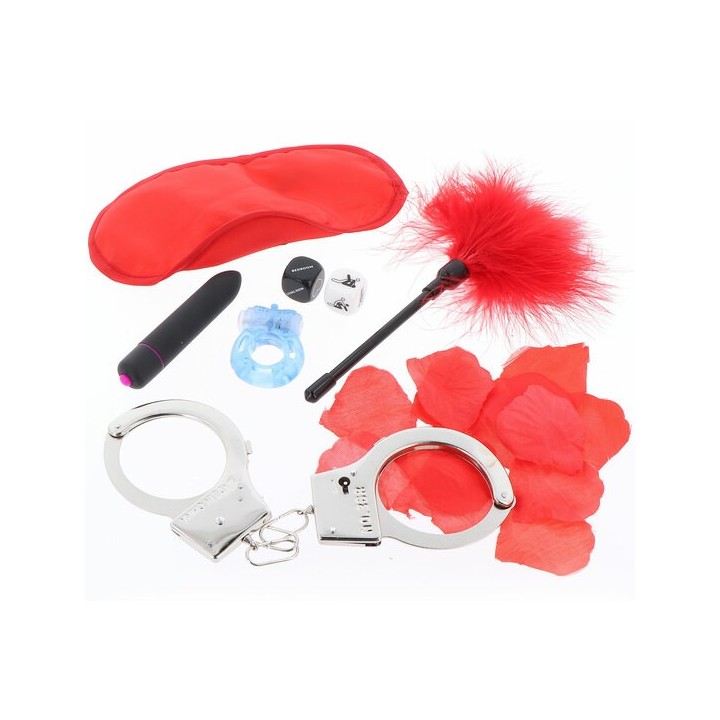 KIT EROTICO, ESPOSAS ANTIFAZ DADO POSTURAS....