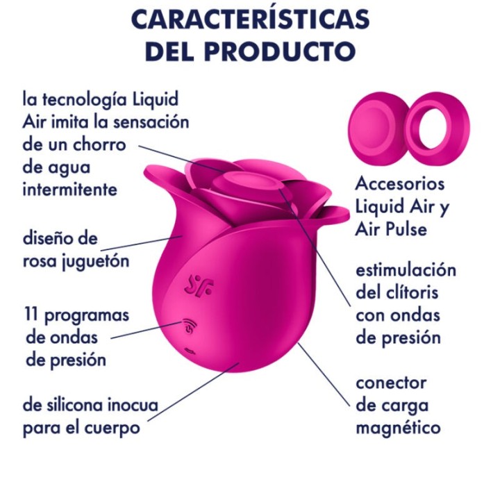 SATISFYER - AIR PULSE PRO 2 ROSA.