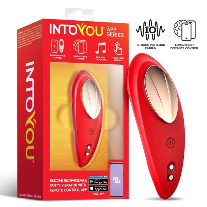 vibrador para braguita inalámbrico, con APP