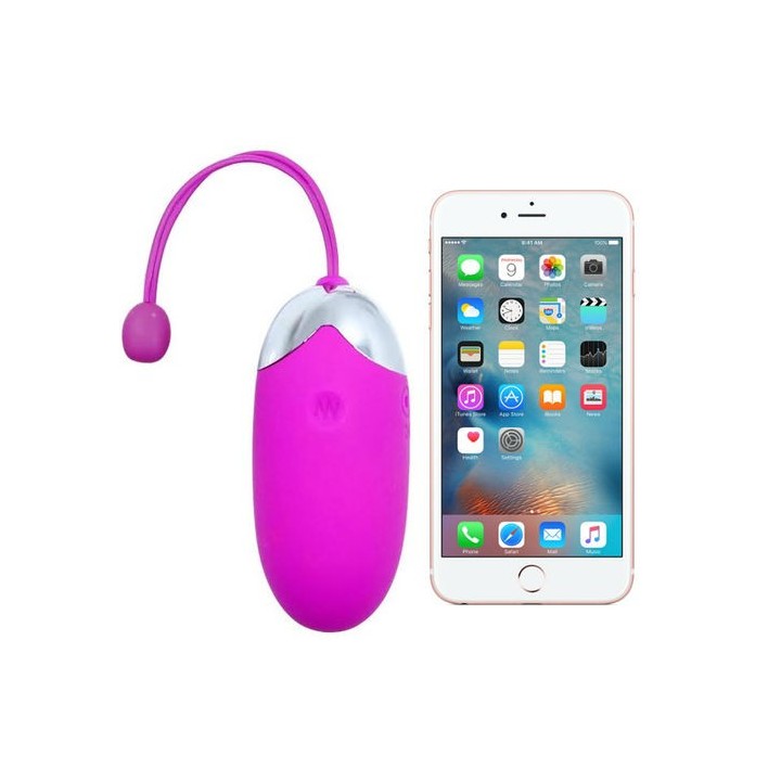 Huevo vibrador con app, bluetooth, conexión Spotify vibra al son de la música, patrones a distancia.