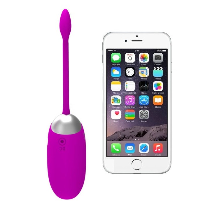 Huevo vibrador con app, bluetooth, conexión Spotify vibra al son de la música, patrones a distancia.