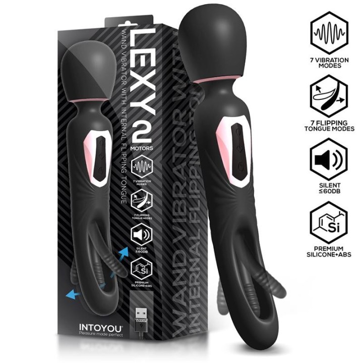 Masajeador de clítoris, próstata, con lengua estimuladora.