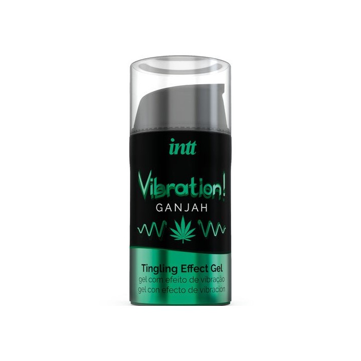 Lubricante vibrador cannabis, estimulador en gel para pareja.
