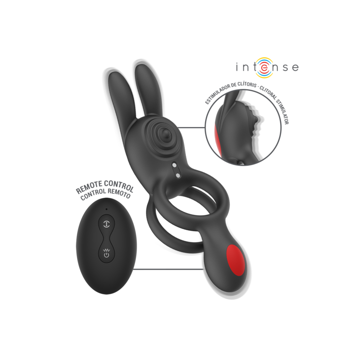 anillo doble para el pene y zona testicular.